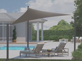 Shade Sail Coolaroo DualShade 5m x 5m x 5m image 2