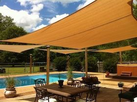 CPREMSQ360: Square Shade Sail 'Coolaroo Premium' 3.6m