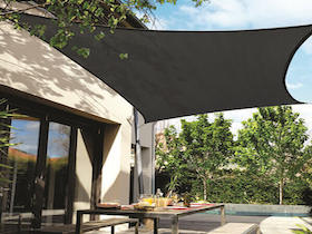 CPREMSQ360 - Square Shade Sail 'Coolaroo Premium' 3.6m