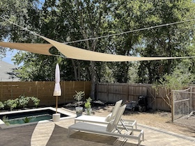 sail, shade,  uv, sun, protection, sail shade, shade sail, garden, triangle, rectangle, square