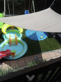 sail, shade,  uv, sun, protection, sail shade, shade sail, garden, triangle, rectangle, square