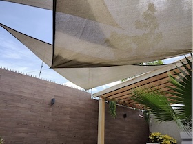 sail, shade,  uv, sun, protection, sail shade, shade sail, garden, triangle, rectangle, square