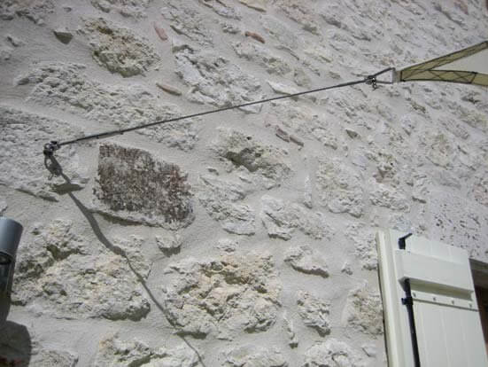 wall mounted shade sail