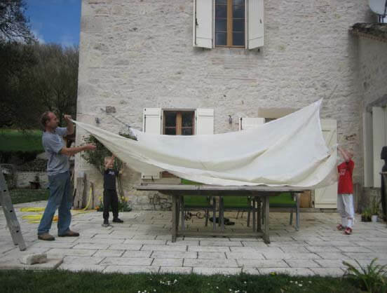 post mounted sail
