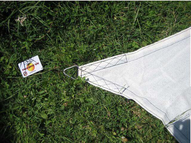 shade sail properly tensioned