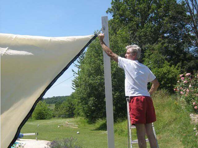 Shade sail installation guide